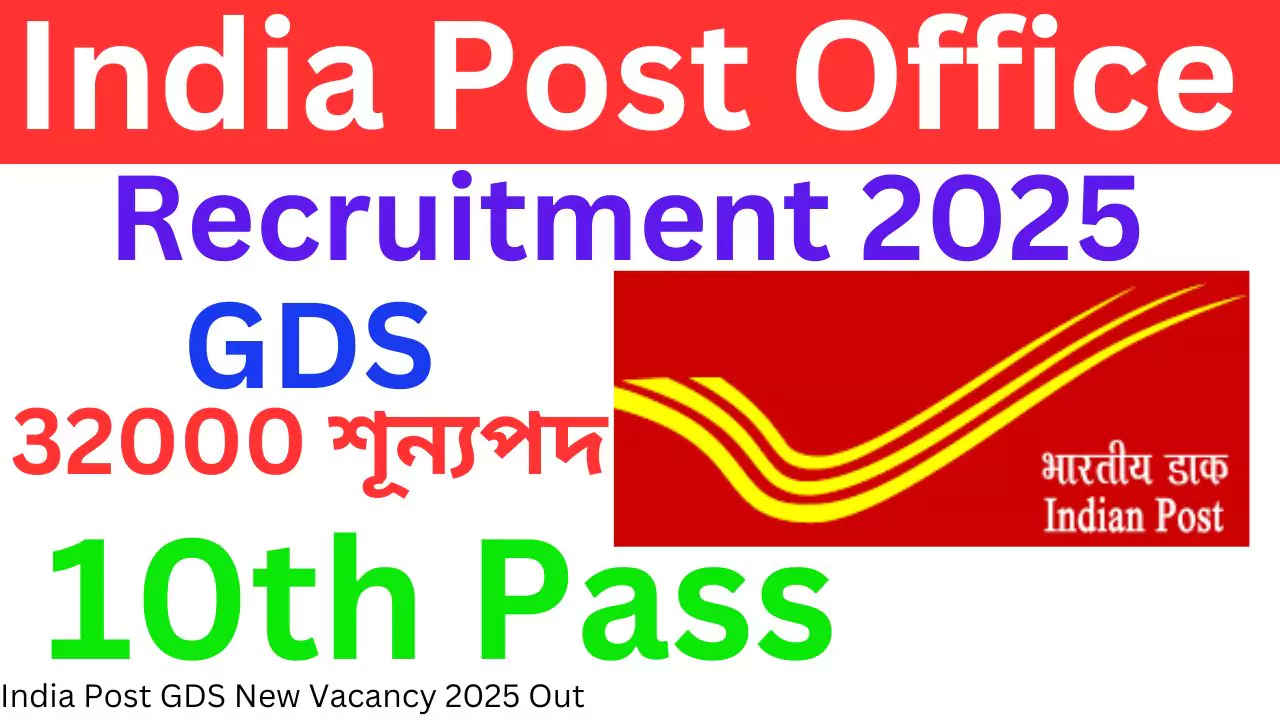 India Post GDS New Vacancy 2025 Out